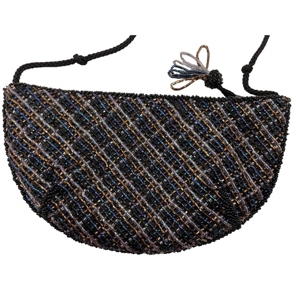 Vintage Walborg Beaded Bag With Beaded Tassel Pre-owned - Picture 3 of 7